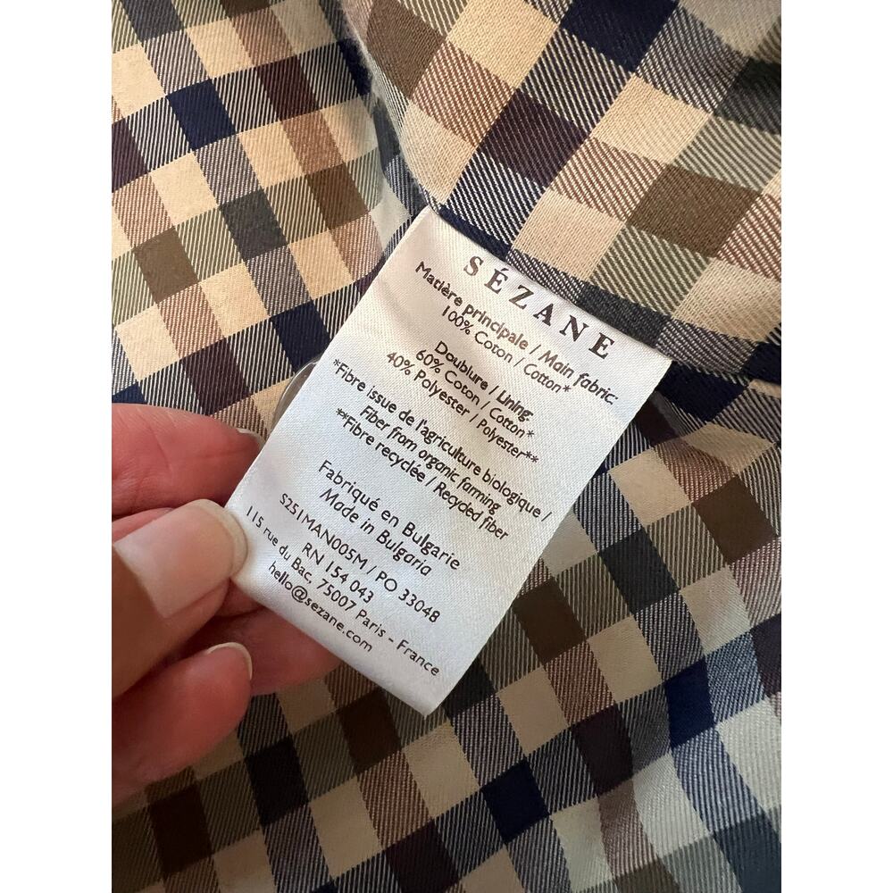La Maille Sezane Carter Jacket in Light Beige Size US 12 / FR 44 / XXL✨ - Picture 11 of 16